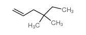 4,4-dimethyl-1-hexene Structure