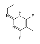 N-ethyl-4,6-difluoro-5-methylpyrimidin-2-amine结构式
