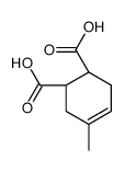 4-Cyclohexene-1,2-dicarboxylic acid, 4-methyl-, (1R,2R)-(-)- (8CI)结构式