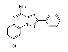 8-chloro-2-phenyl-[1,2,4]triazolo[1,5-a]quinoxalin-4-amine结构式