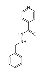 4-Pyridinecarboxylicacid,2-(phenylmethyl)hydrazide(9CI) structure