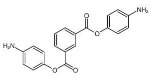 bis(4-aminophenyl) benzene-1,3-dicarboxylate Structure