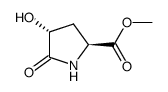 L-Proline, (4R)-4-hydroxy-5-oxo-, methyl ester (9CI)结构式