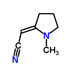 Acetonitrile, (1-methyl-2-pyrrolidinylidene)-, (Z)- (9CI)结构式