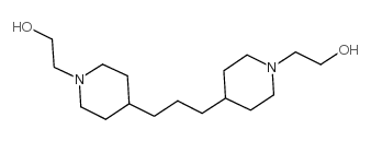 1-Piperidineethanol,4,4'-(1,3-propanediyl)bis- structure