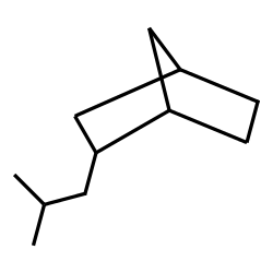 2-Isobutylnorbornane structure