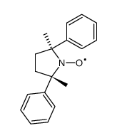 trans-(2S,5S)-2,5-dimethyl-2,5-diphenylpyrrolidine-1-oxyl Structure