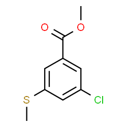 Methyl 3-chloro-5-(methylsulfanyl)benzoate picture