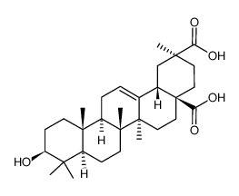 3β-Hydroxyolean-12-ene-28,30-dioic acid结构式