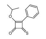 3-phenyl-2-propan-2-yloxy-4-sulfanylidenecyclobut-2-en-1-one结构式