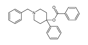 1-Benzyl-4-phenyl-4-piperidinyl benzoate结构式