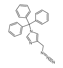 4-azidomethyl-1H-1-triphenylmethylimidazole结构式
