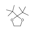 2,2-ditert-butyl-1,3-dioxolane Structure