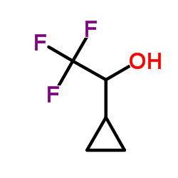 1-环丙基-2,2,2-三氟乙烷-1-醇结构式