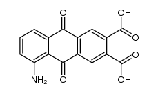5-aminoanthraquinone-2,3-dicarboxylic acid Structure
