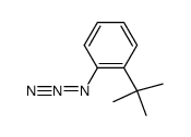 1-azido-2-tert-butylbenzene结构式