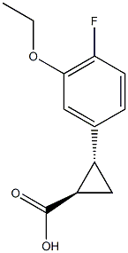 (1R,2R)-rel-2-(3-ethoxy-4-fluorophenyl)cyclopropane-1-carboxylic acid picture