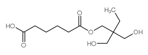 6-[2,2-bis(hydroxymethyl)butoxy]-6-oxohexanoic acid Structure