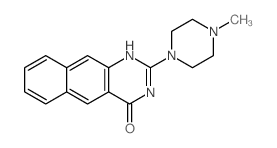 Benzo[g]quinazolin-4(3H)-one,2-(4-methyl-1-piperazinyl)-结构式