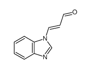 2-Propenal,3-(1H-benzimidazol-1-yl)-(9CI) Structure