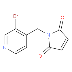 1-((3-Bromopyridin-4-yl)methyl)-1H-pyrrole-2,5-dione Structure