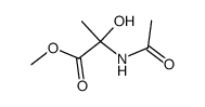 Lactic acid, 2-acetamido-, methyl ester (8CI) Structure