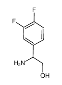 2-amino-2-(3,4-difluorophenyl)ethanol hydrochloride Structure