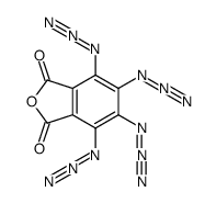 3,4,5,6-tetraazidophthalic anhydride Structure