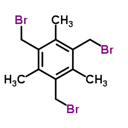 1,3,5-tris(brommethyl)-2,4,6-trimethylbenzol Structure