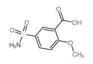 2-甲氧基-5-氨磺酰苯甲酸图片