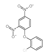 Benzene,1-(2-chlorophenoxy)-2,4-dinitro-结构式