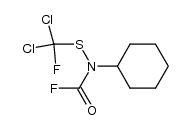 cyclohexyl((dichlorofluoromethyl)thio)carbamic fluoride结构式