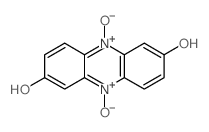 2,7-Phenazinediol,5,10-dioxide Structure