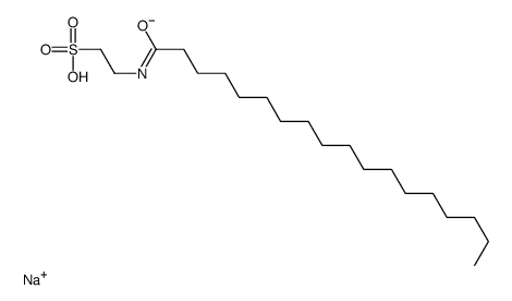N-Stearoyltaurine sodium salt Structure