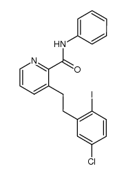 3-(5-chloro-2-iodophenethyl)-N-phenylpicolinamide结构式