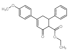 ETHYL 4-(4-METHOXYPHENYL)-2-OXO-6-PHENYL-3-CYCLOHEXENE-1-CARBOXYLATE picture