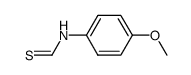 thioformic acid p-anisidide Structure