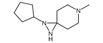 1,2,6-Triazaspiro[2.5]octane,1-cyclopentyl-6-methyl-(8CI) picture