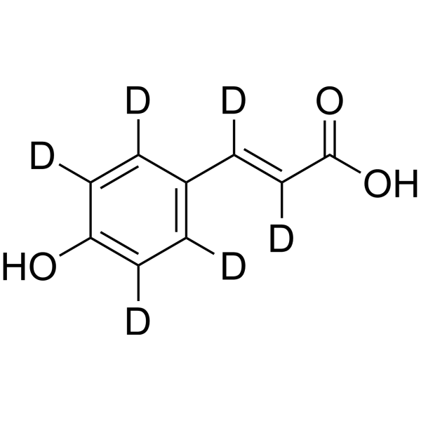 p-Coumaric acid-d6 Structure