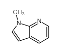 1-甲基-7-氮杂吲哚结构式