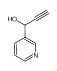 3-Pyridinemethanol,alpha-ethynyl-(9CI) structure