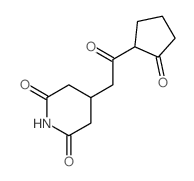 2,6-Piperidinedione,4-[2-oxo-2-(2-oxocyclopentyl)ethyl]- Structure