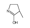 (3R)-3-Methyl-2-pyrrolidinone Structure