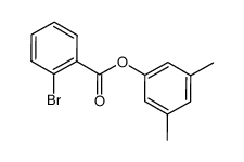 3,5-dimethylphenyl 2-bromobenzoate结构式