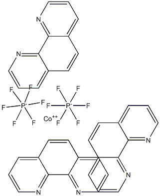 Tris(1,10-phenanthroline)cobalt(II) bis(hexafluorophosphate) structure