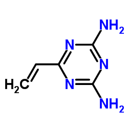 2-乙烯基-4,6-二氨基-1,3,5-三嗪结构式