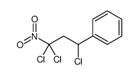 (1,3,3-trichloro-3-nitropropyl)benzene结构式