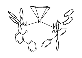 C5H6Ni(P(OC6H4-C6H5-o)3)2 Structure