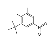 2-tert-butyl-6-iodo-4-nitrophenol结构式
