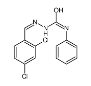 1-[(E)-(2,4-dichlorophenyl)methylideneamino]-3-phenylurea Structure